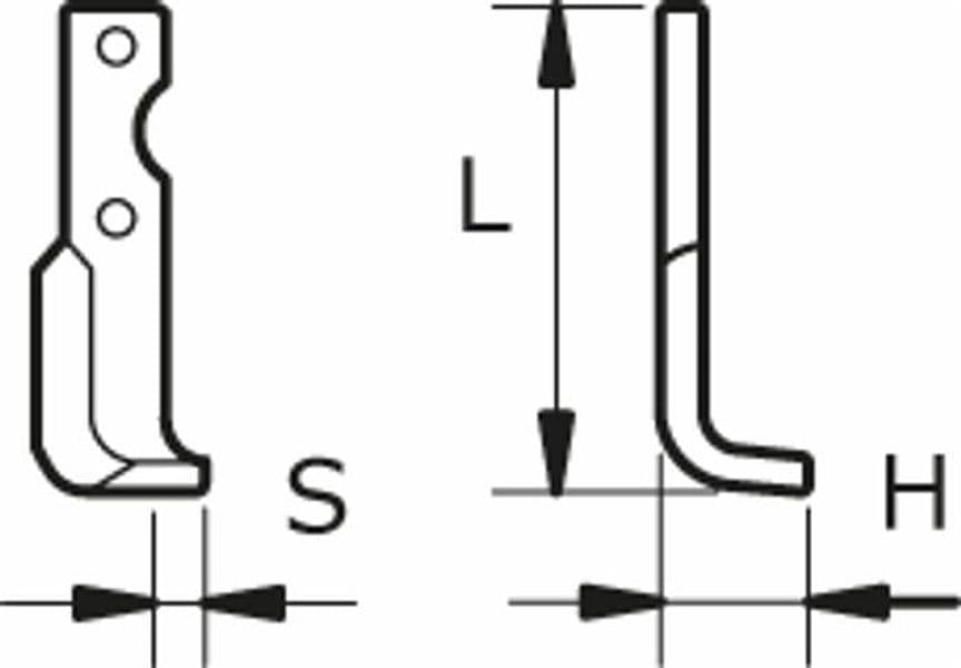 Zappa dx L 193,H 55,s 18,foro 8,5 - 3