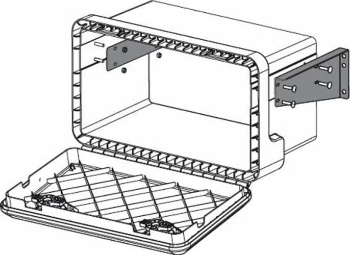 Staffe per montaggio cassette verniciate a polvere - 2