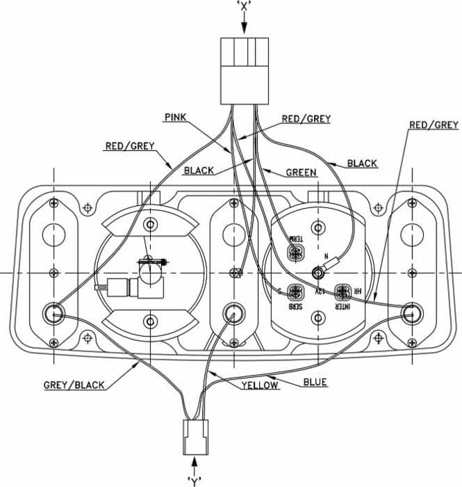 Quadro strumenti completo adattabile Fiat 4334915 - 5