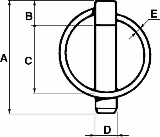 Spina scatto tonda ø10x56mm confezione da 75 pezzi - 2