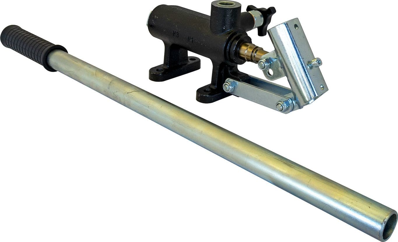 Pompa a mano per cilindri oleodinamici a semplice effetto da 45cc pressione 280bar - 3