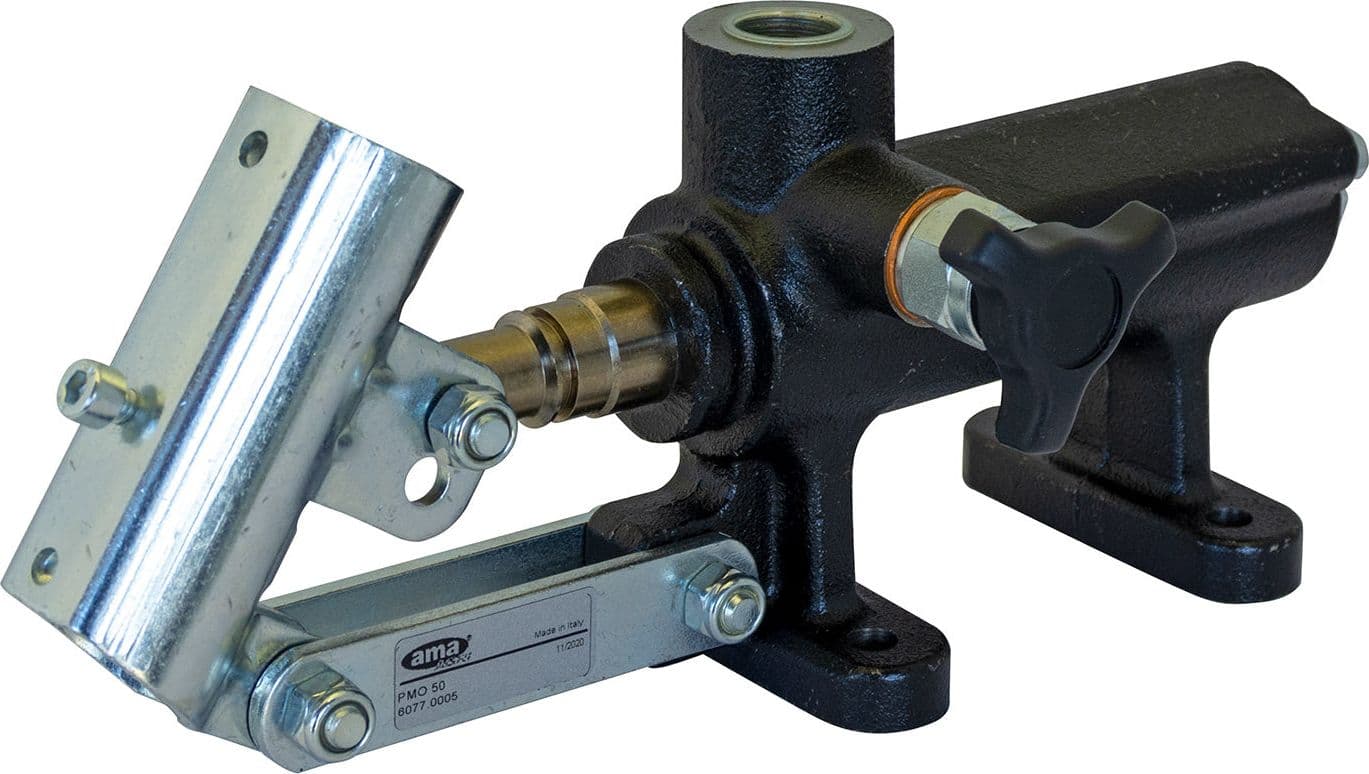 Pompa a mano per cilindri oleodinamici a semplice effetto da 45cc pressione 280bar - 4