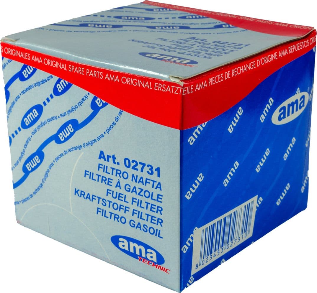 Filtro nafta e gasolio adattabile al riferimento originale Fiat 1909100 CAV basso 296 - 7