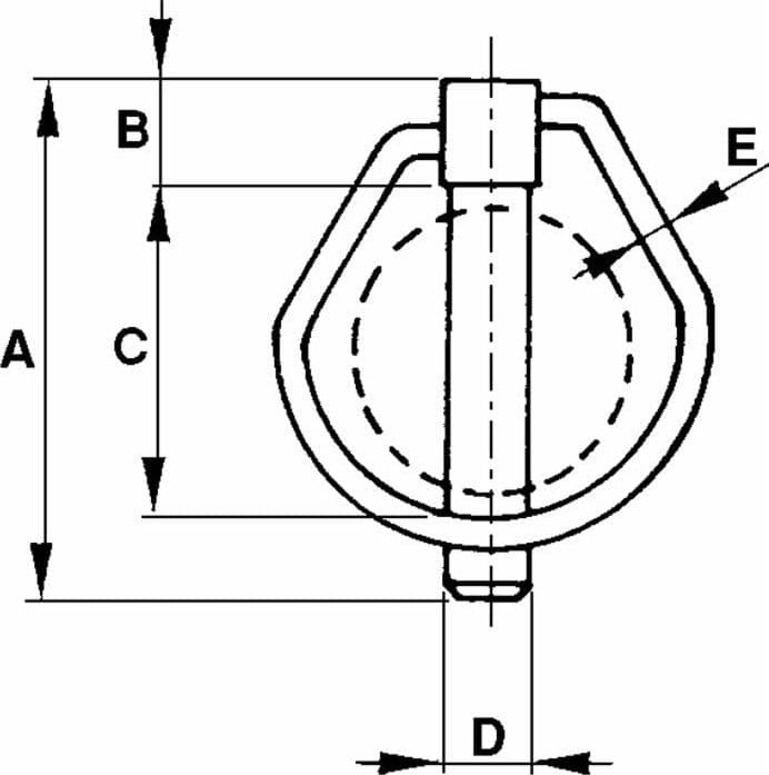 Spina scatto ovale ø11x58mm confezione da 40 pezzi - 2