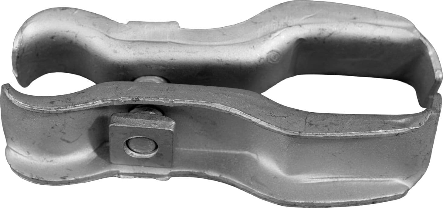 Morsetto per supporto barra zincata A=30 confezione da 3 pezzi - 2
