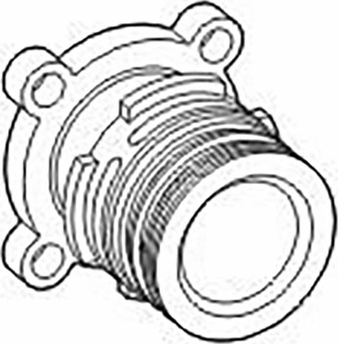 Flangia accop.con OR per valvole 464/473 adattabile ad Arag 464400.028 - 2