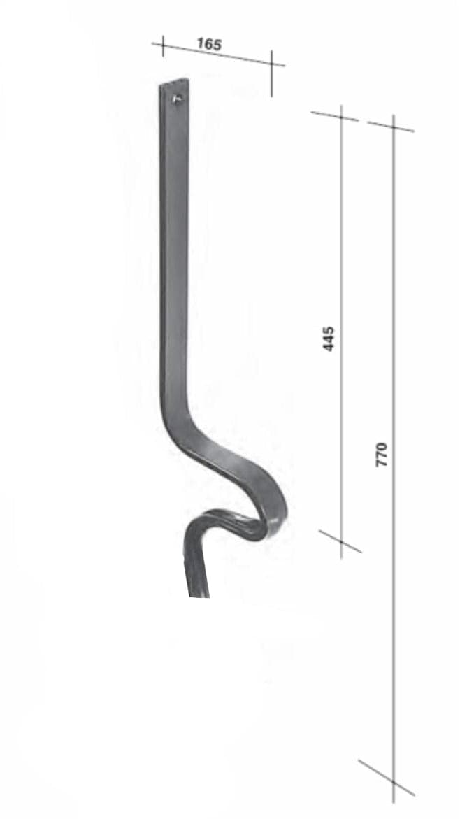 Molla rompitraccia senza vomere 40x10mm - 4