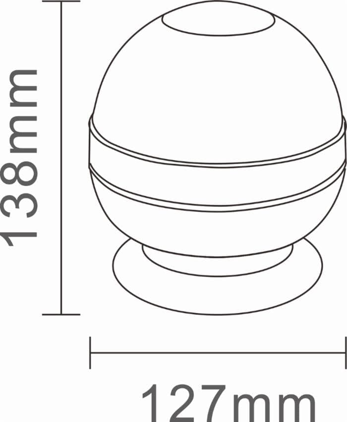 Lampeggiante a 12 LED base magnetica 12-24V a 3W - 2