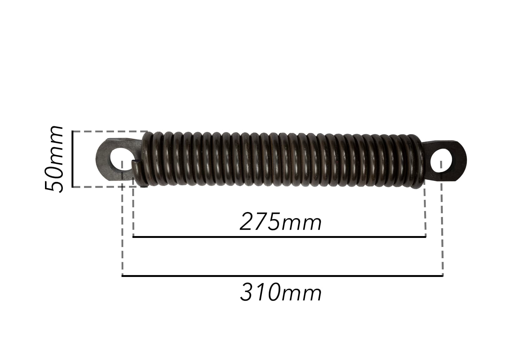 Molla tiller con gancio e filo da 9mm - 2