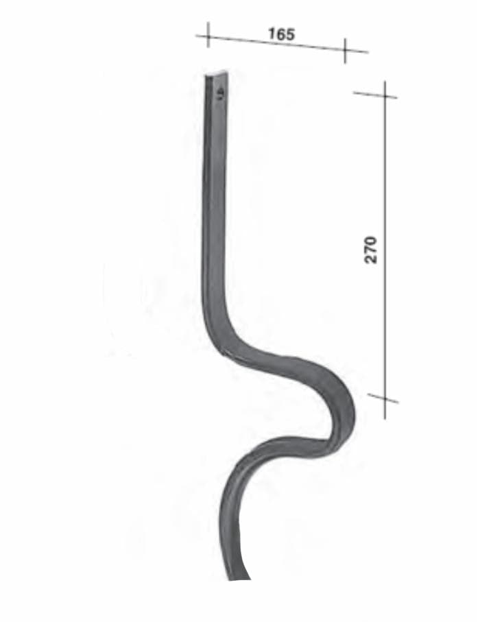 Molla rompitraccia senza vomere 32x10mm - 4