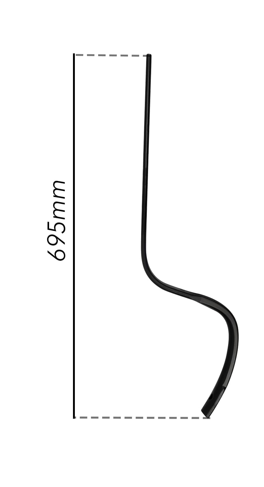 Molla rompitraccia senza vomere 32x10mm 695mm - 6