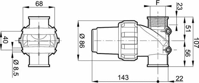 Filtro in linea G 1 - 3