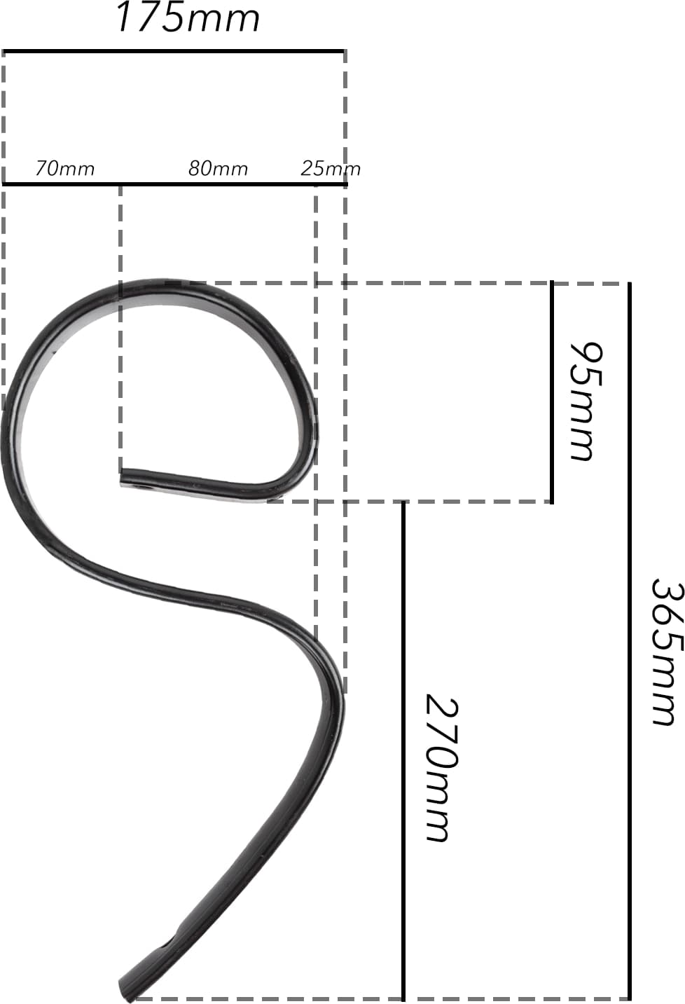 Molla flex-pall bassa con foro 25x8mm - 4