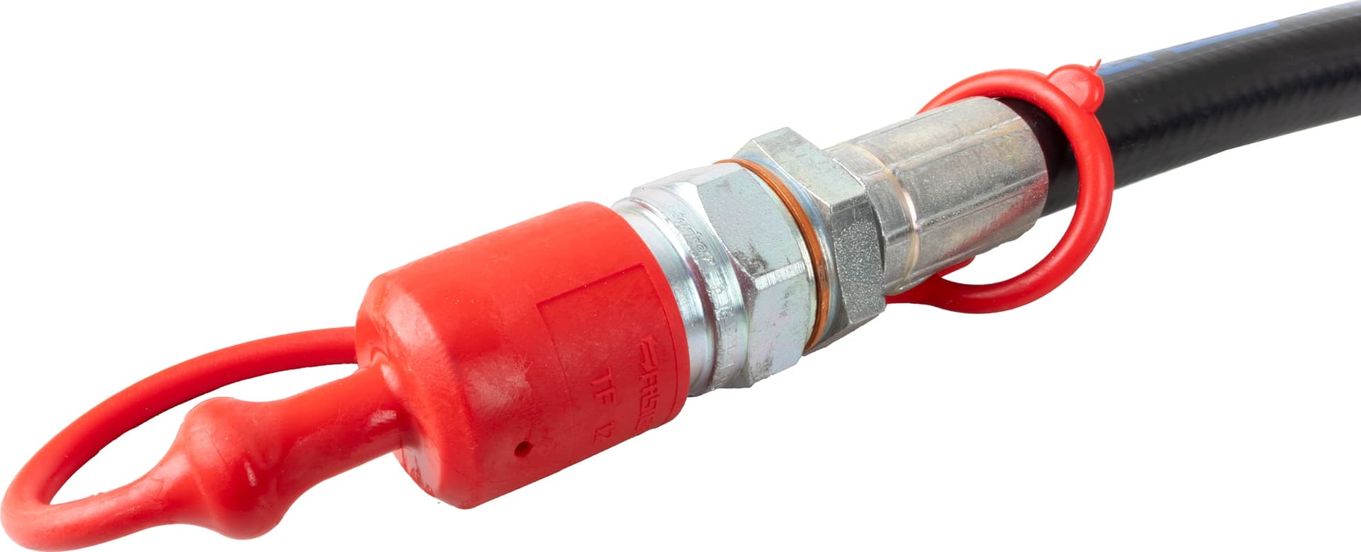 Kit tubi idraulici 3/8" 2SN per terzi punti con valvola di blocco - 4