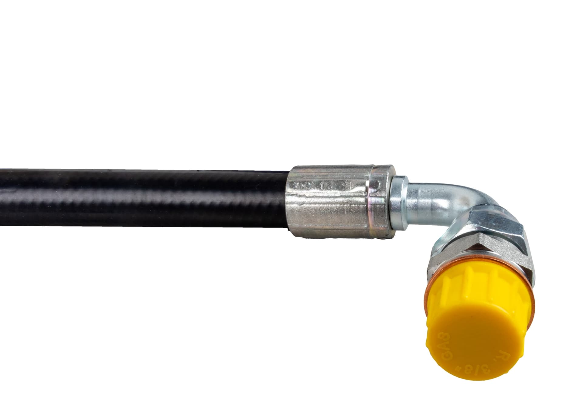 Kit tubi idraulici 3/8" 2SN per terzi punti con valvola di blocco - 7