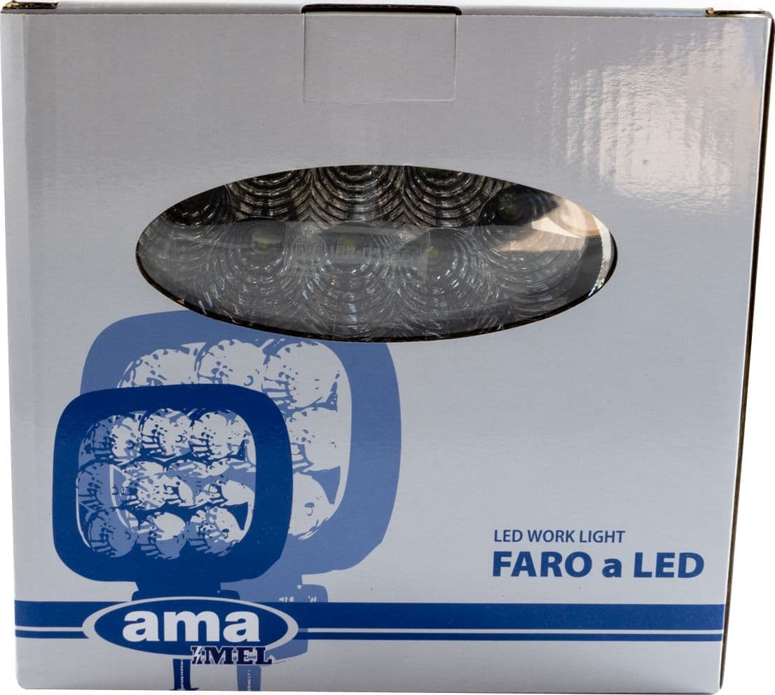 Faro da lavoro ovale 8 LED 24W 12-28V - 3