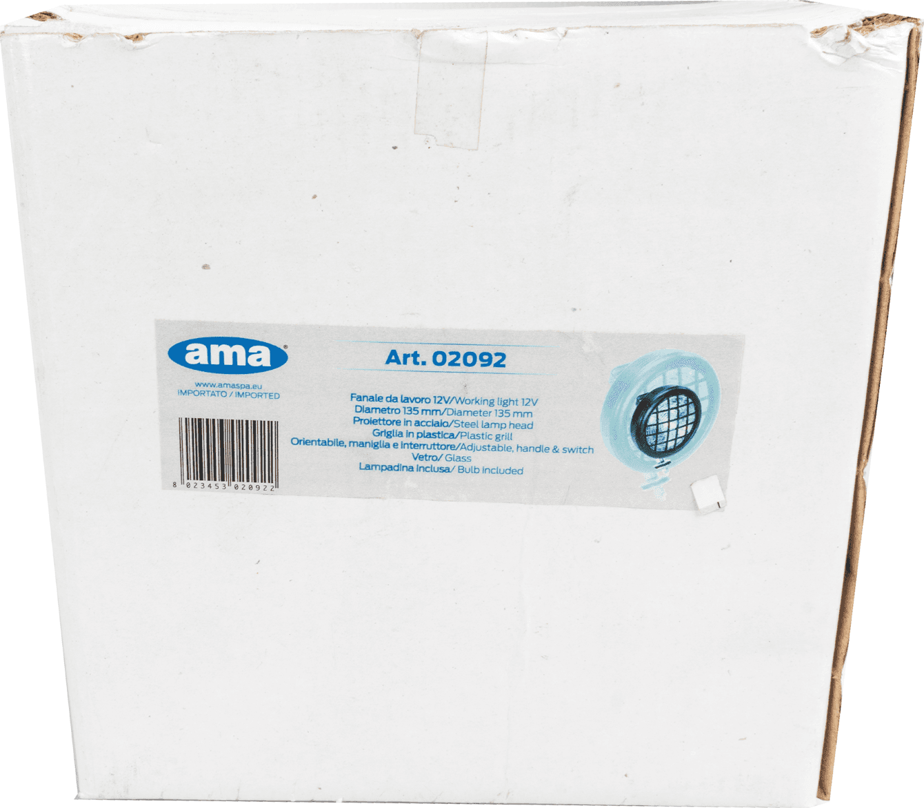 Faro da lavoro alogeno Ø 135mm da 24V 55W - 9