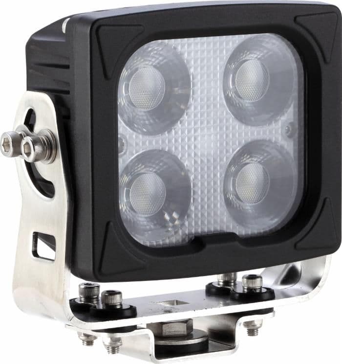 Faro da lavoro 36 LED quadrato ad ampio raggio 40W IP69K - 2