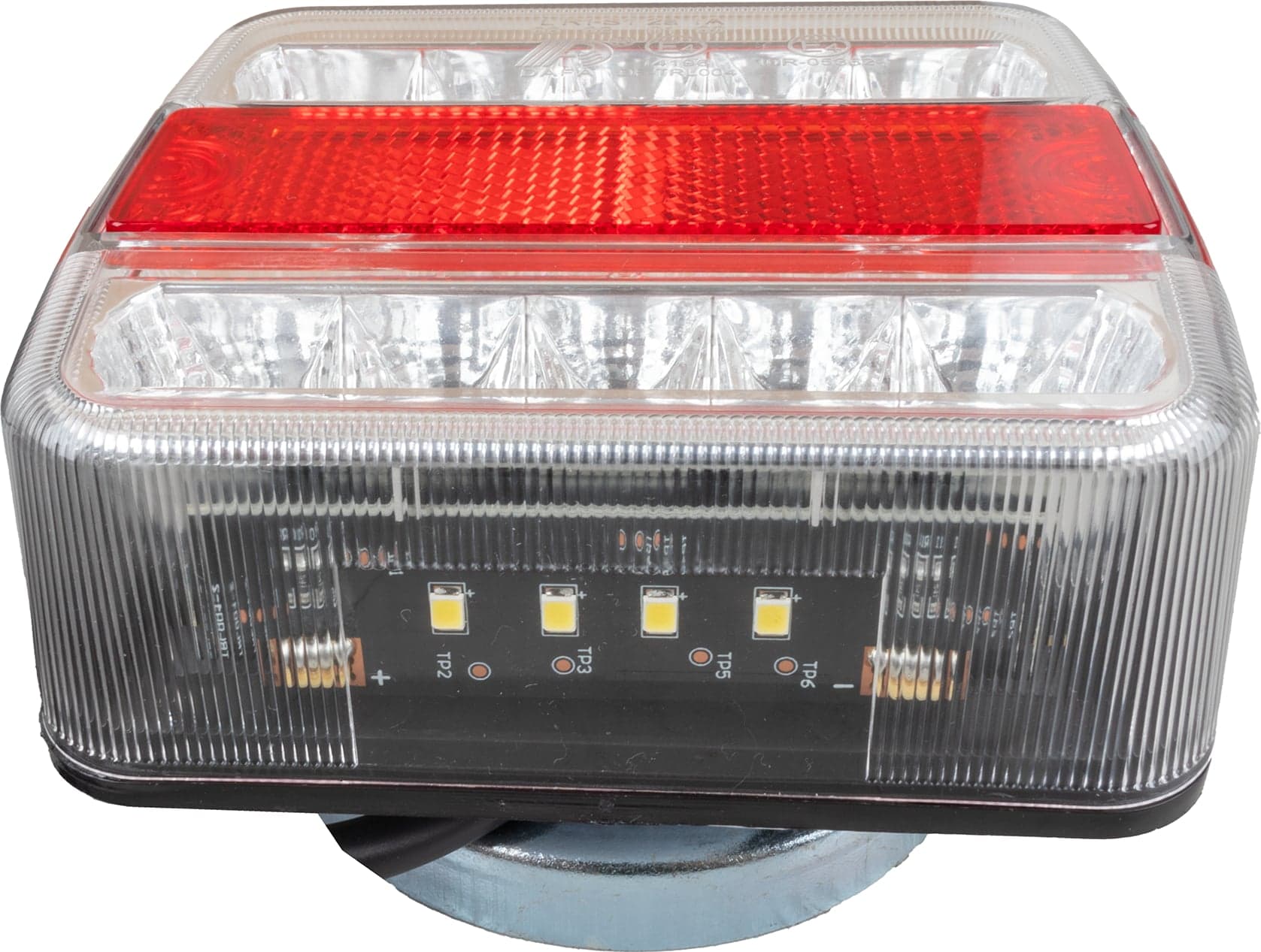Kit luci con fanali a LED magnetico 12V cavo 7,5m + 2,5m tra fanali - 2