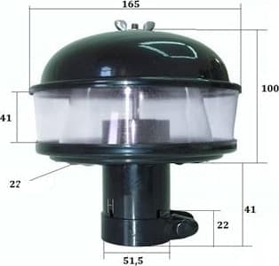 Prefiltro a ciclone adattabile Massey Ferguson 1687562M1 - 2