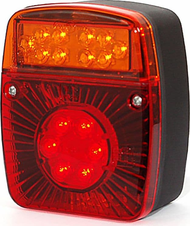 Fanale posteriore LED dx 12-24V 121x56x101mm - 4