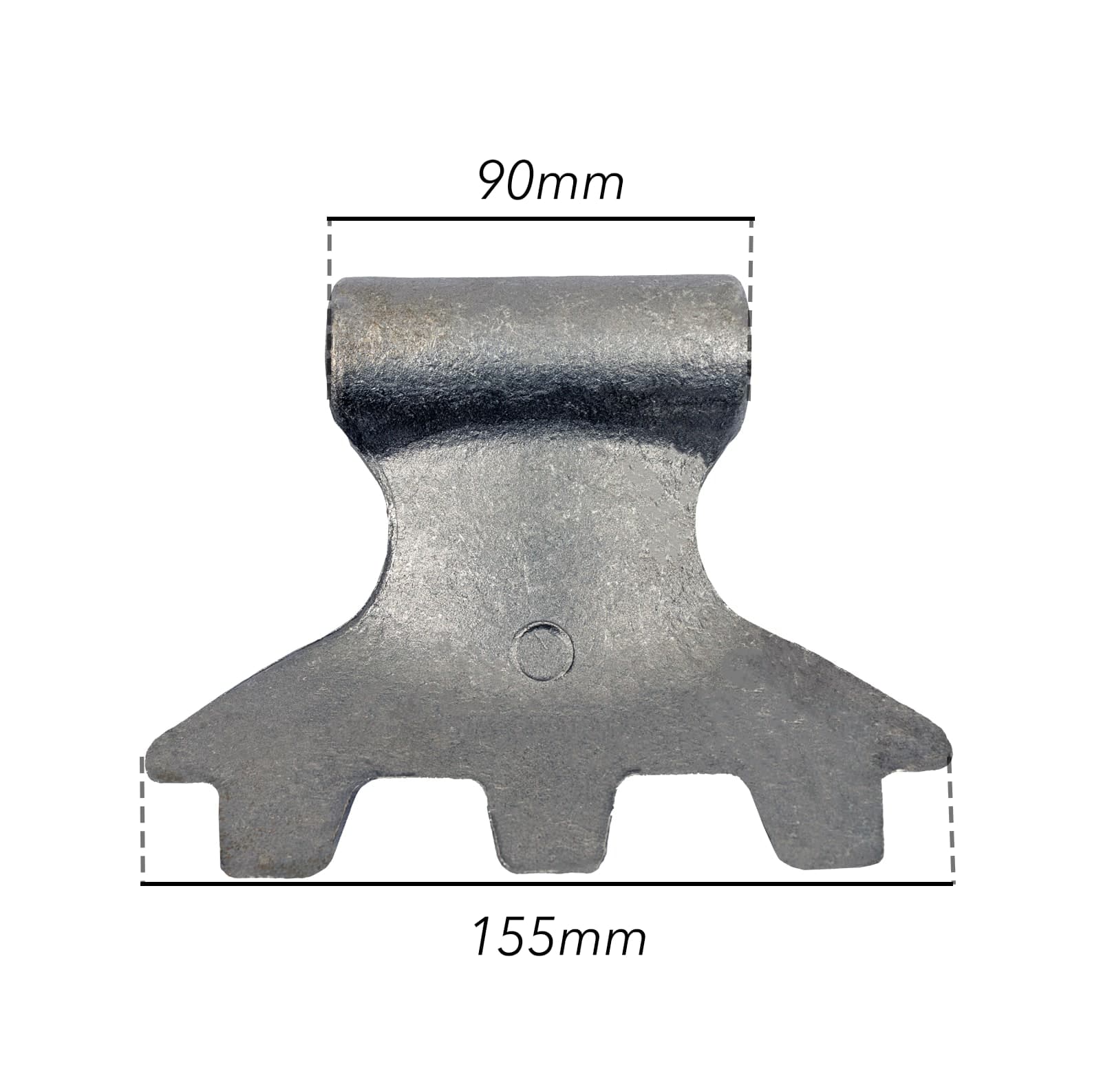 Mazza trincia 155x110mm attacco 90mm e foro 20,5mm - 4