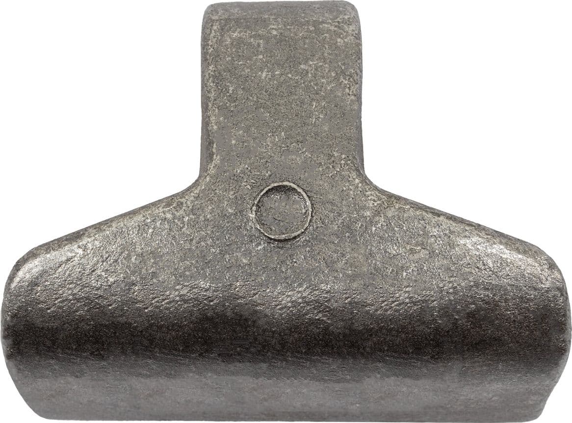 Mazza trincia 137x95mm attacco 40mm e foro 18,5mm - 3