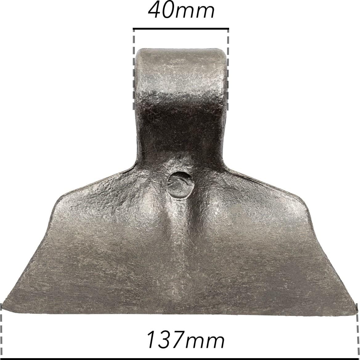 Mazza trincia 137x95mm attacco 40mm e foro 18,5mm - 4