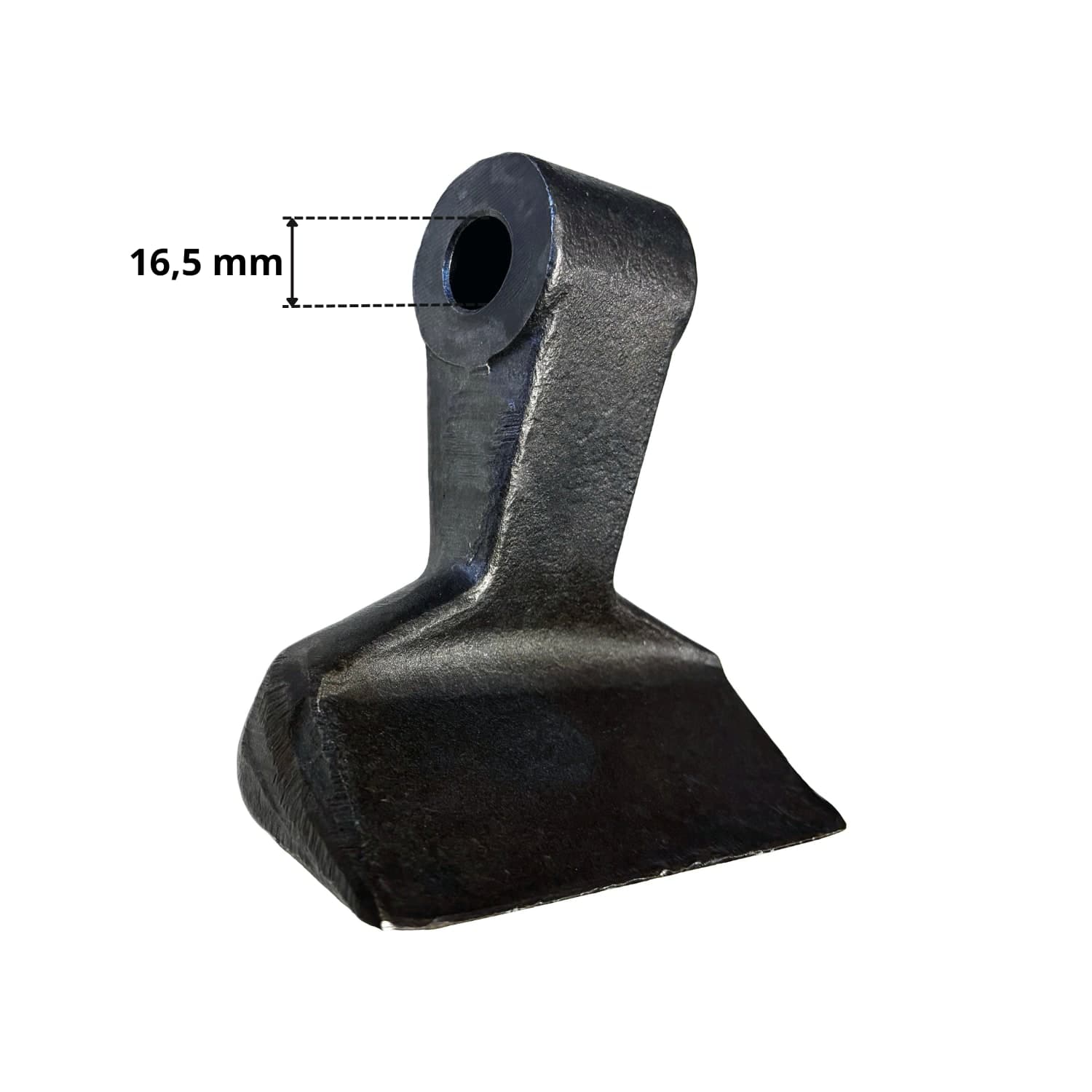 Mazza trincia larghezza 120mm lunghezza 110mm attacco 40mm e foro Ø 16,5mm - 5