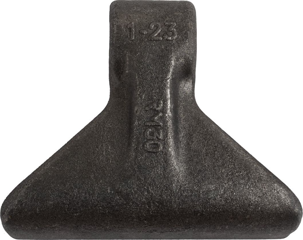 Mazza trincia 137x100mm attacco 40mm e foro 16,5mm - 3