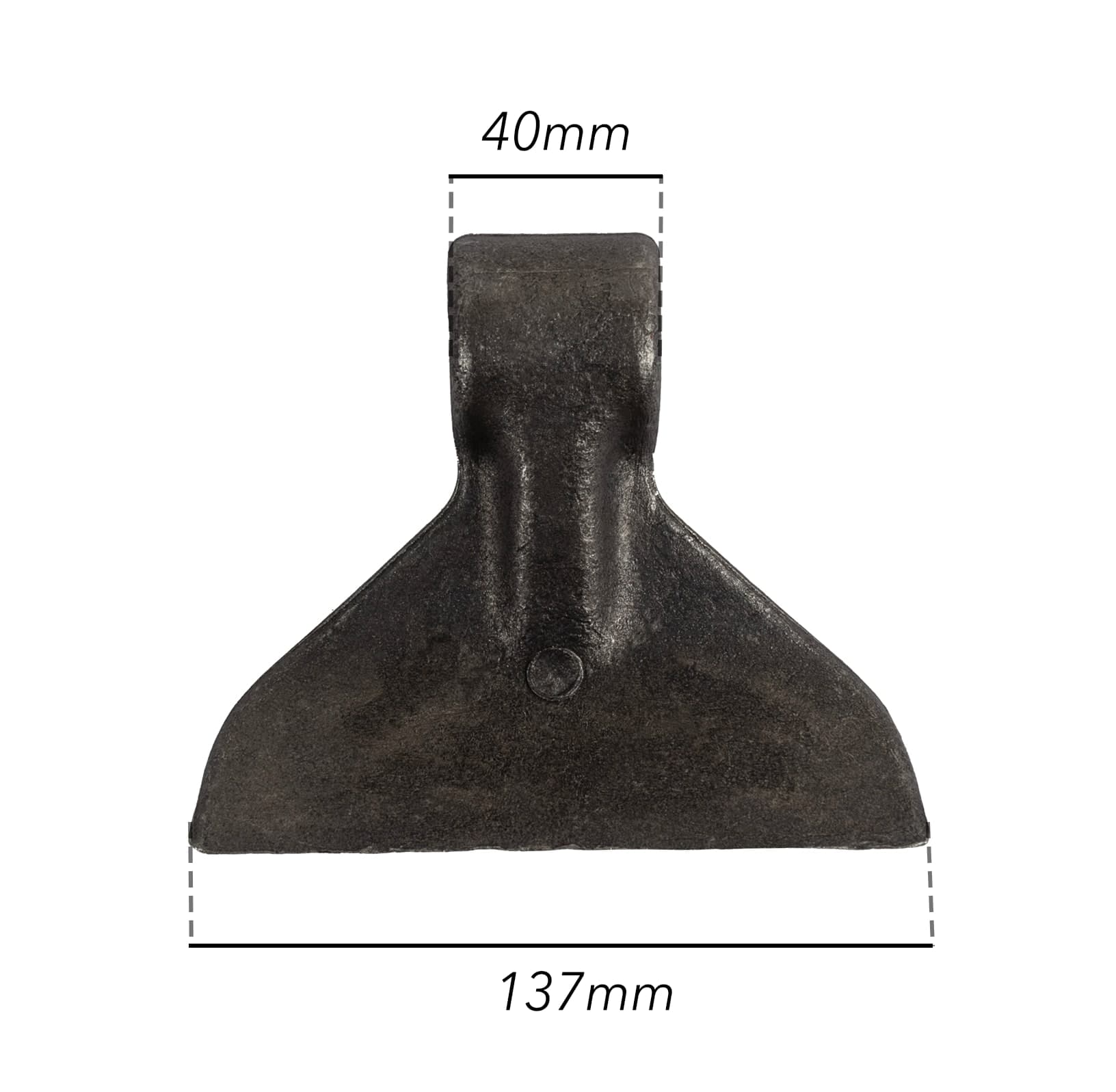 Mazza trincia 137x100mm attacco 40mm e foro 16,5mm - 4