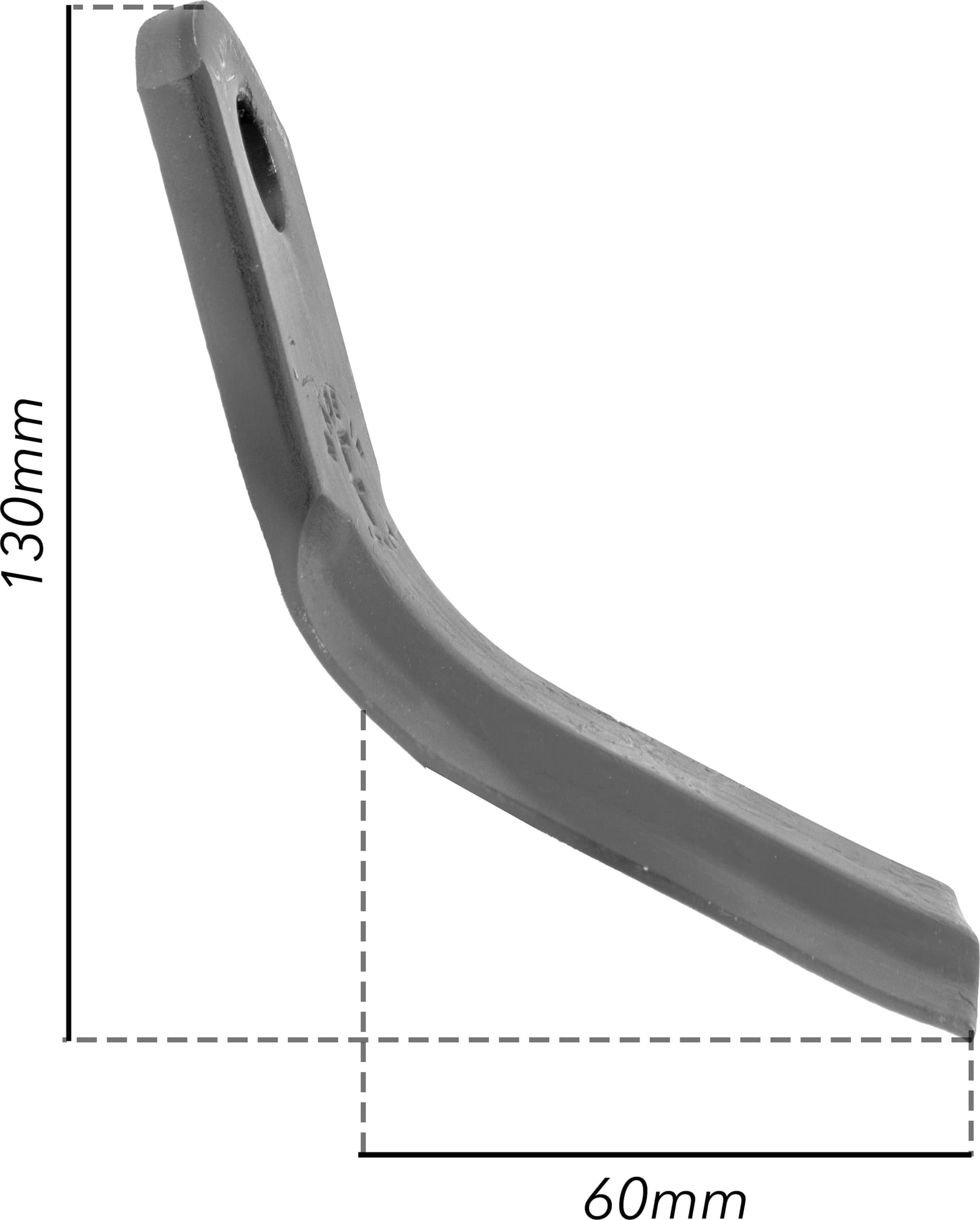 Coltello per trincia a Y altezza 130mm lunghezza 60mm - 5