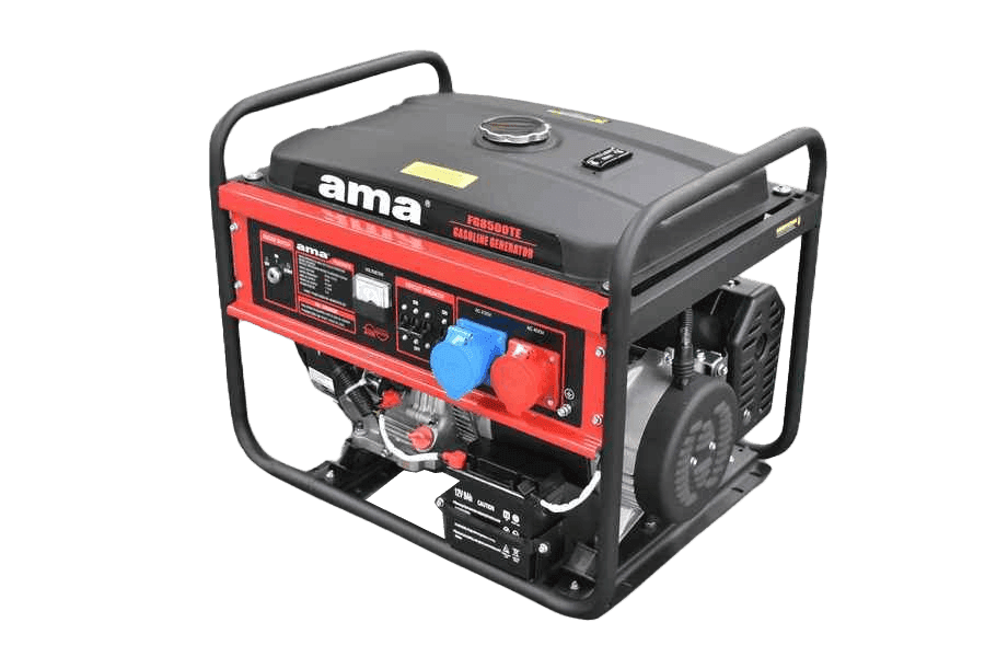 Generatore a benzina Ama trifase motore FC19F da 457cc 8kW capacità carburante 25L - 8
