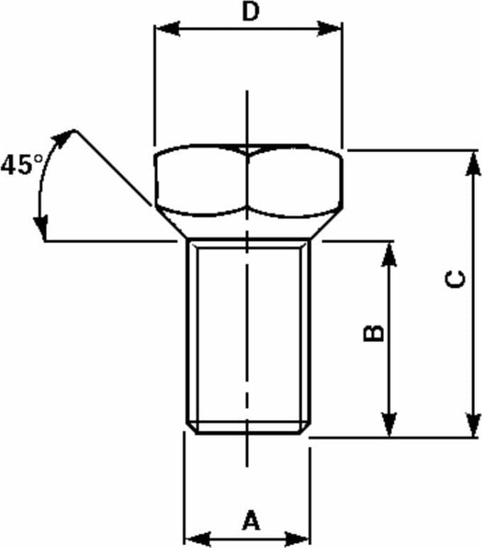 Colonnetta ruote M18x1,5 adattabile Same 2,0399,018,2 confezione da 5 pezzi - 2
