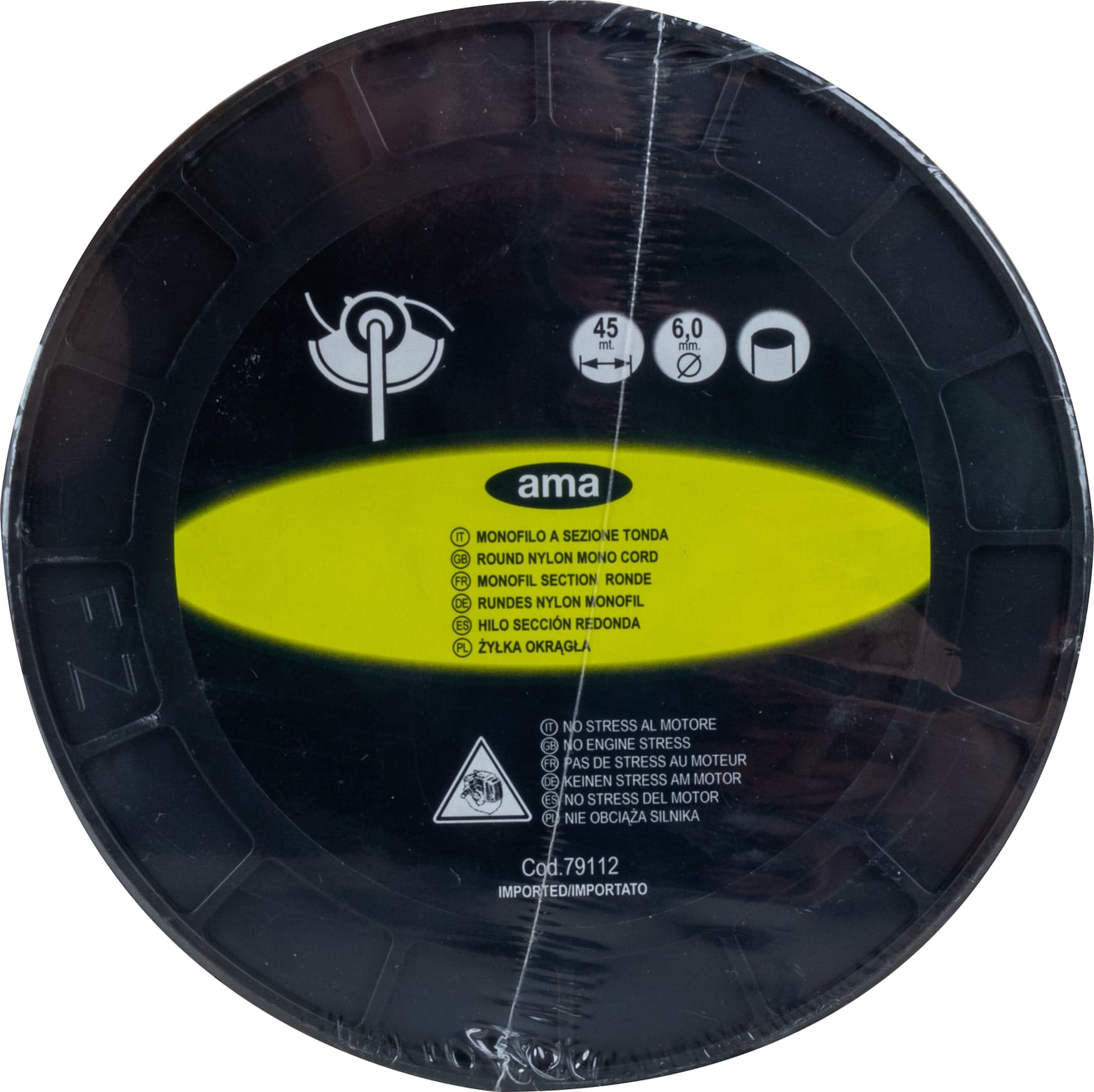 Filo per decespugliatore da 45m sezione tonda Ø 6mm - 3