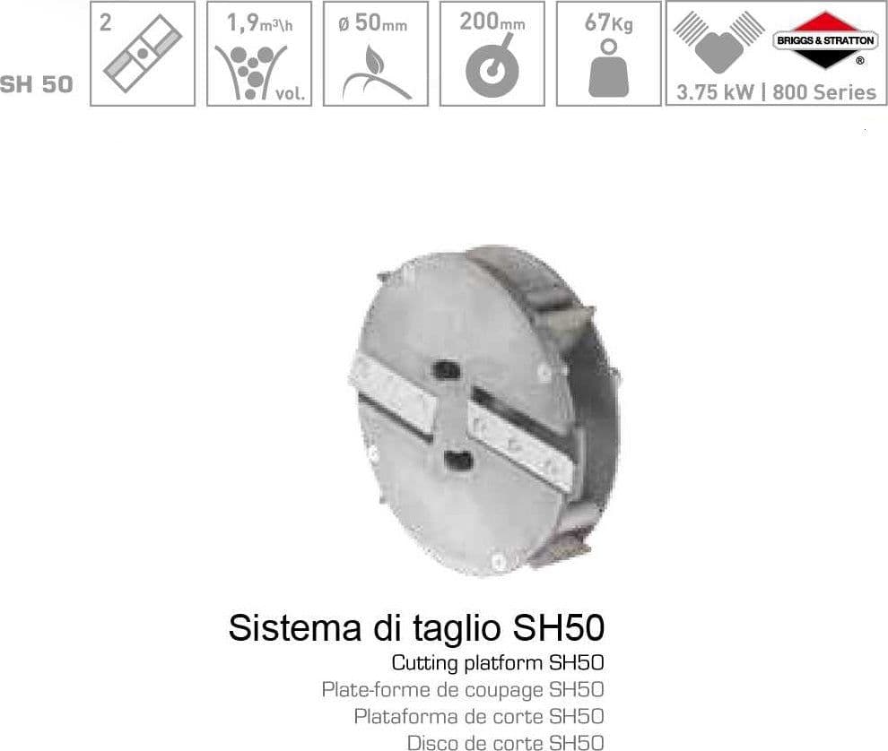 Cippatore Biotrituratore SH50BS - 2
