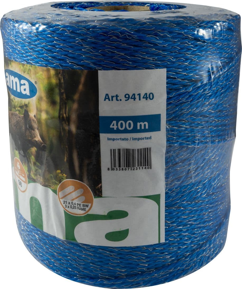 Bobina filo elettrificato per cinghiali Premium line 400m 3 conduttori - 2