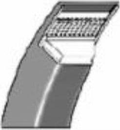 Cinghia trapezoidale in gomma telata SPZ900 - 2