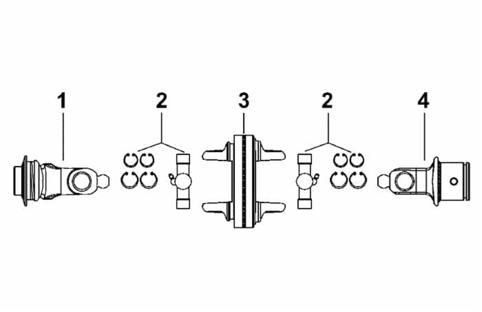 Corpo centrale per cardano omocinetico Ama cat.4 - 2