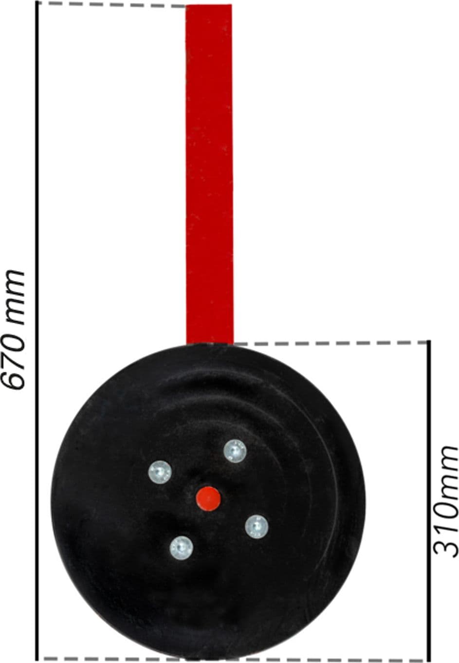 Avanvomere completo con disco 310mm e braccio 500x300mm - 5