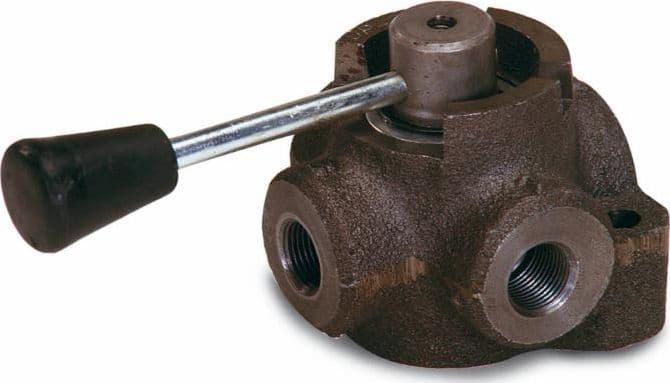 Deviatore di flusso a 4 vie 60L con centro chiuso