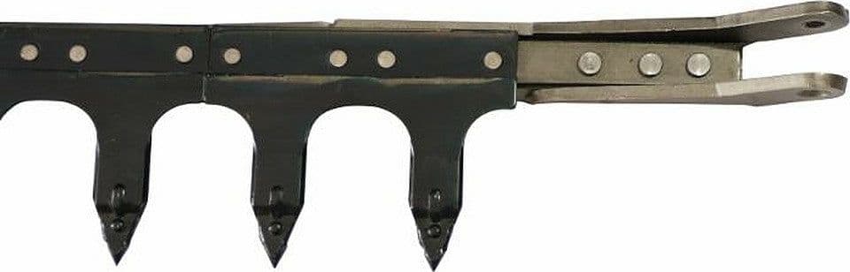 Dentiera 14 denti con testa tranciata lunghezza 2,12 mt adattabile a a Gribaldi & Salvia Superior 394 - 2