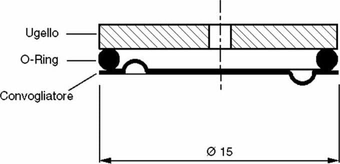 Convogliatore acciaio ø15x1 foroø1,5 confezione da 10 pezzi - 2