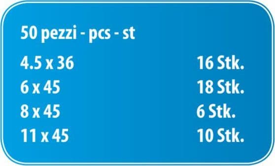 Assortimento 50 spine a scatto - 2
