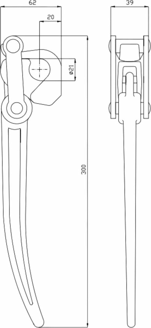 Chiusura per rimorchio Marotta Ø 21mm - 2