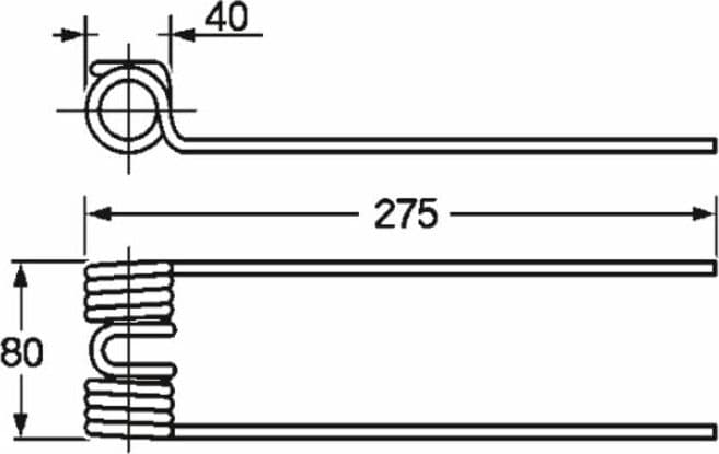Dente Ranghinatore Punte Dritte Repossi D0011/A Filo 5,8 confezione da 5 pezzi