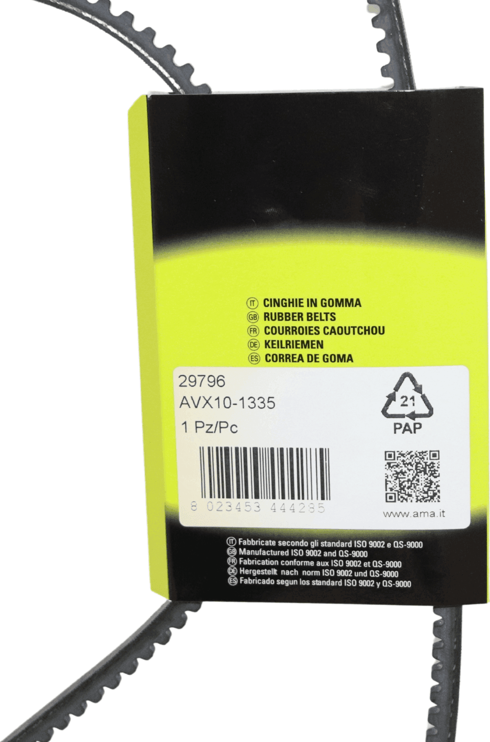 Cinghia AVX10 x 1335 adattabile a Same 2,4119,113,0 - 5