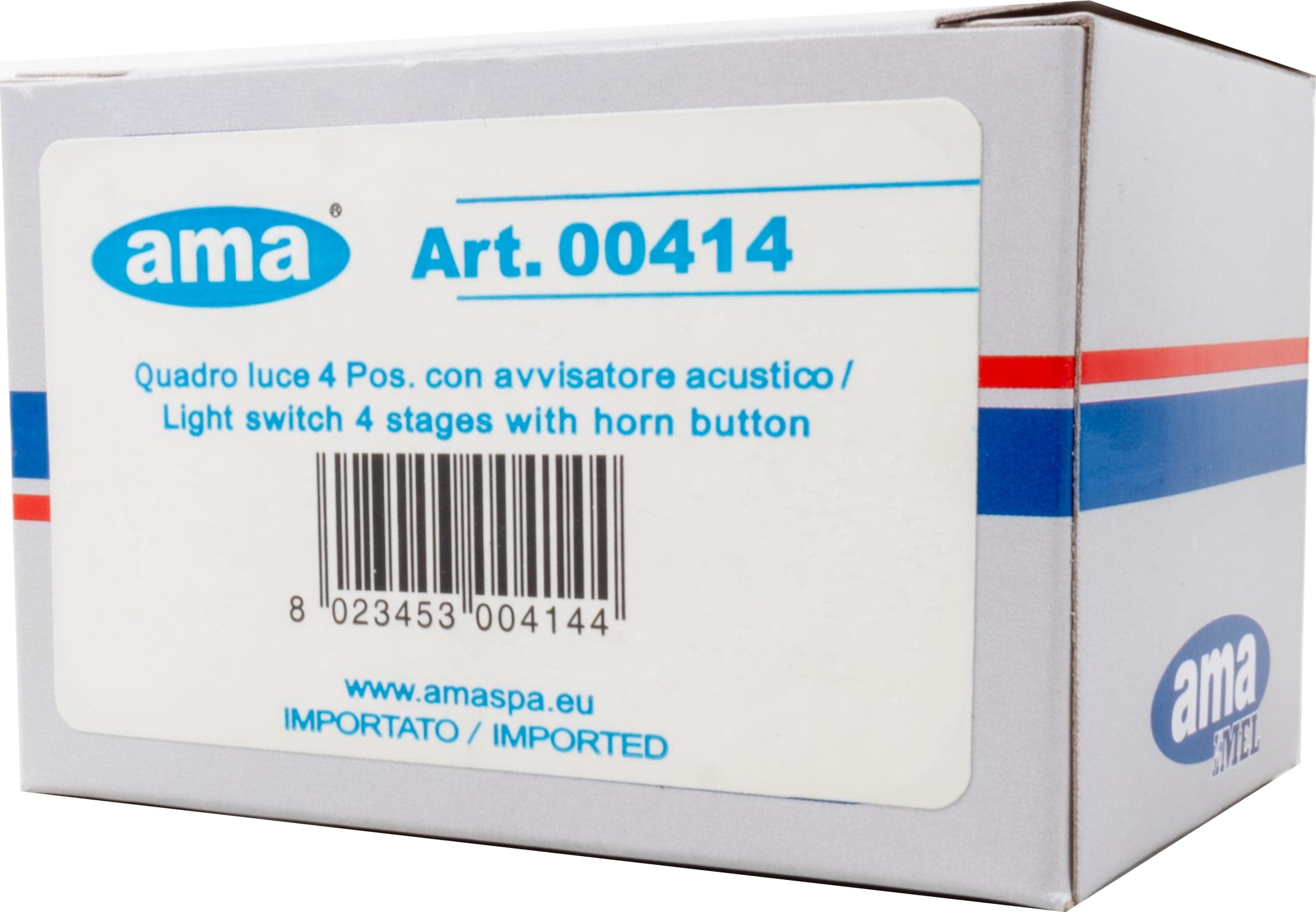 Commutatore luci 12V 4 posizioni con avvisatore acustico dima 22,5mm - 6