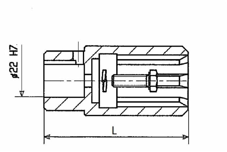 Bussola scanalata femmina 1"3/8" Z6 - 2