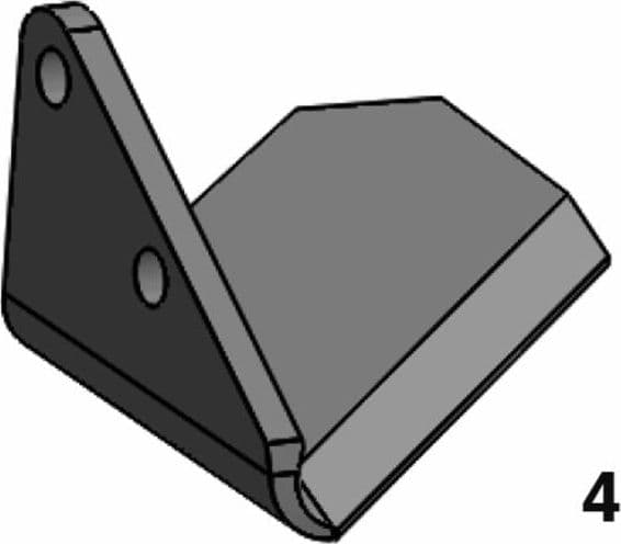 Aletta ancora coltivatore adattabile Horsch 34060856 sx - 2
